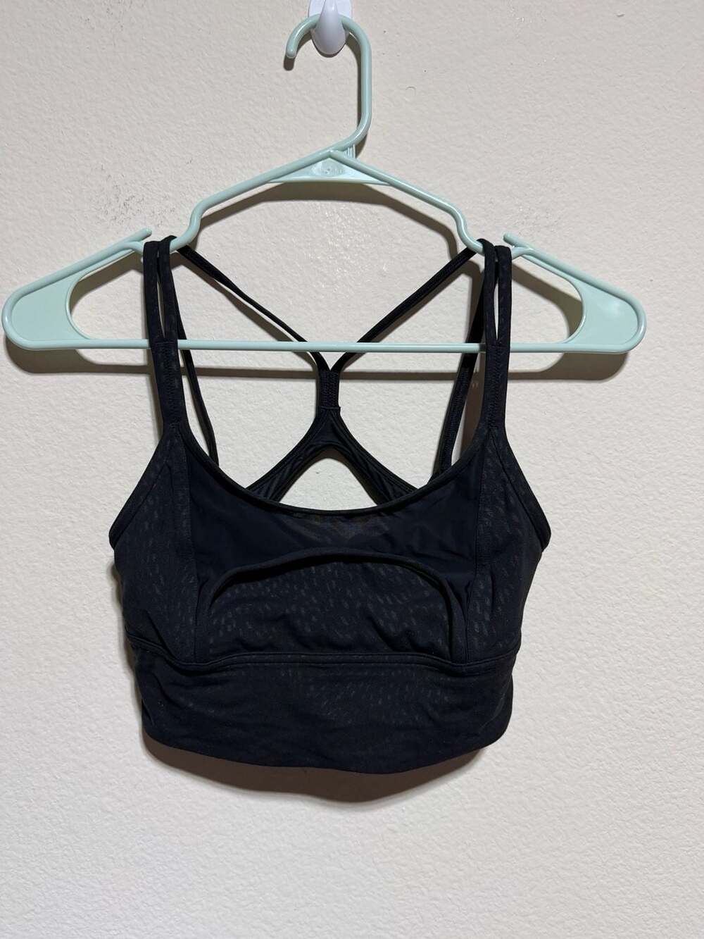 Lululemon Black Strappy Sports Bra Size 4